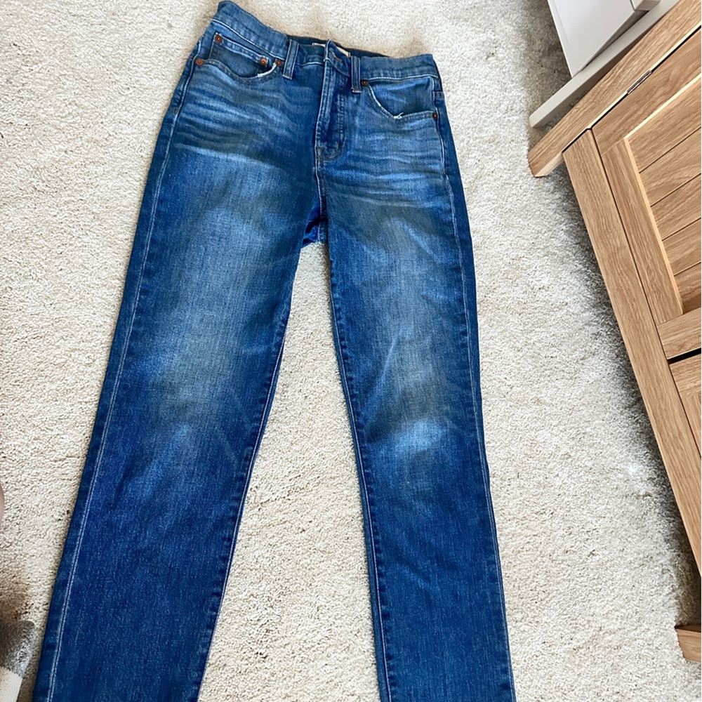 Madewell perfect vintage crop Jean medium wash size 26